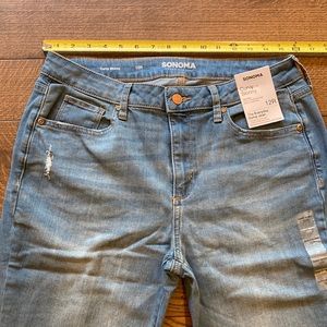 SONOMA Women’s Jeans Size 12 Regular Curvy Skinny High Rise